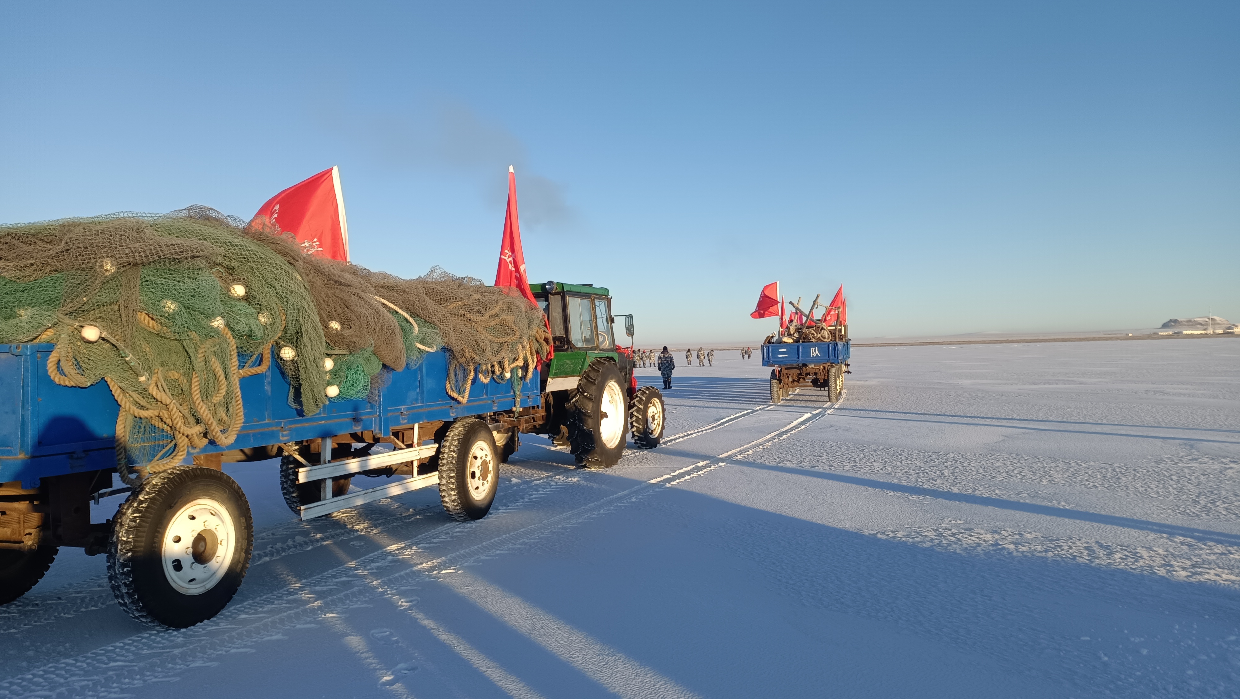 内蒙古达里湖：冰天雪地间感受百年冬捕魅力