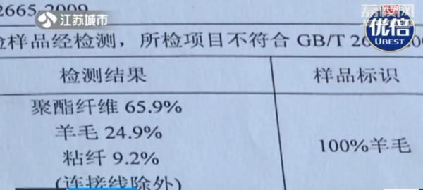 羊绒制品虚标含量？当地通报：已对涉事企业立案调查